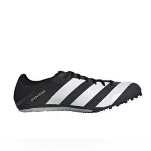 ADIDAS SPRINTER BLACK/WHITE TRACK SPIKES NEW